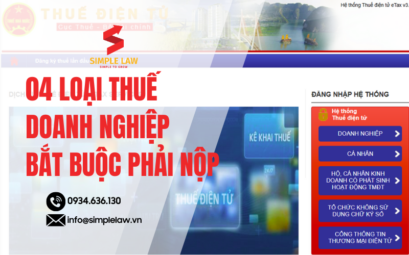 04 Loại Thuế Doanh Nghiệp Bắt Buộc Phải Nộp 2025
