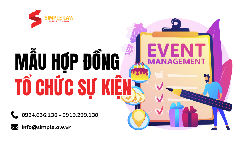 Mẫu Hợp đồng tổ chức sự kiện trọn gói | Simple Law