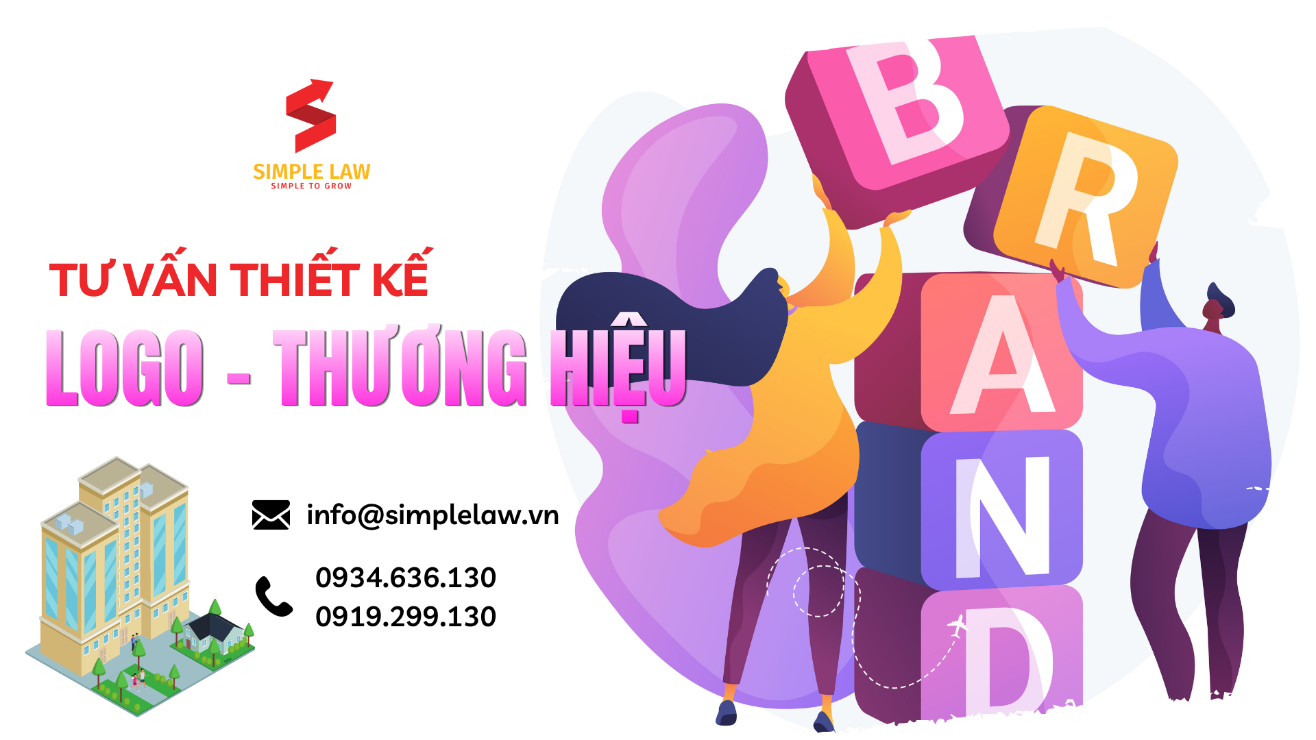 Tư vấn thiết kế logo, thương hiệu cho doanh nghiệp | Simple Law
