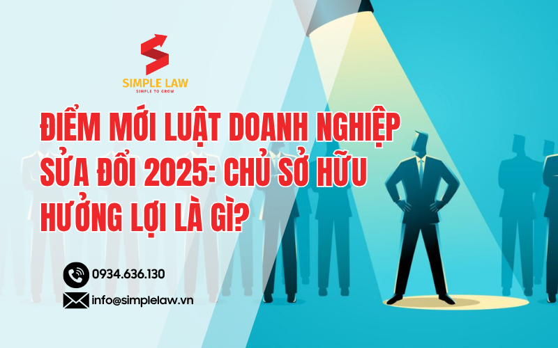 Điểm Mới Luật Doanh Nghiệp Sửa đổi 2025: Chủ Sở Hữu Hưởng Lợi Là Gì?