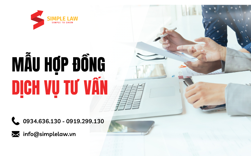 Mẫu hợp đồng dịch vụ tư vấn | Simple Law