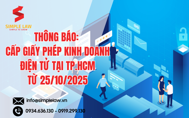 Thông Báo: Cấp Giấy Phép Kinh Doanh điện Tử Tại Thành Phố Hồ Chí Minh